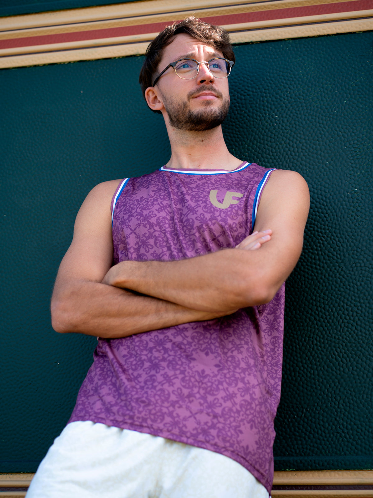 Sportif en son débardeur de sport pour homme coloris noir à motifs LVF Héritage