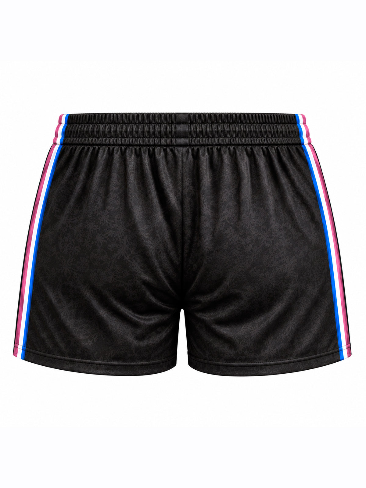Short de sport noir femme vue de dos - LVF Héritage