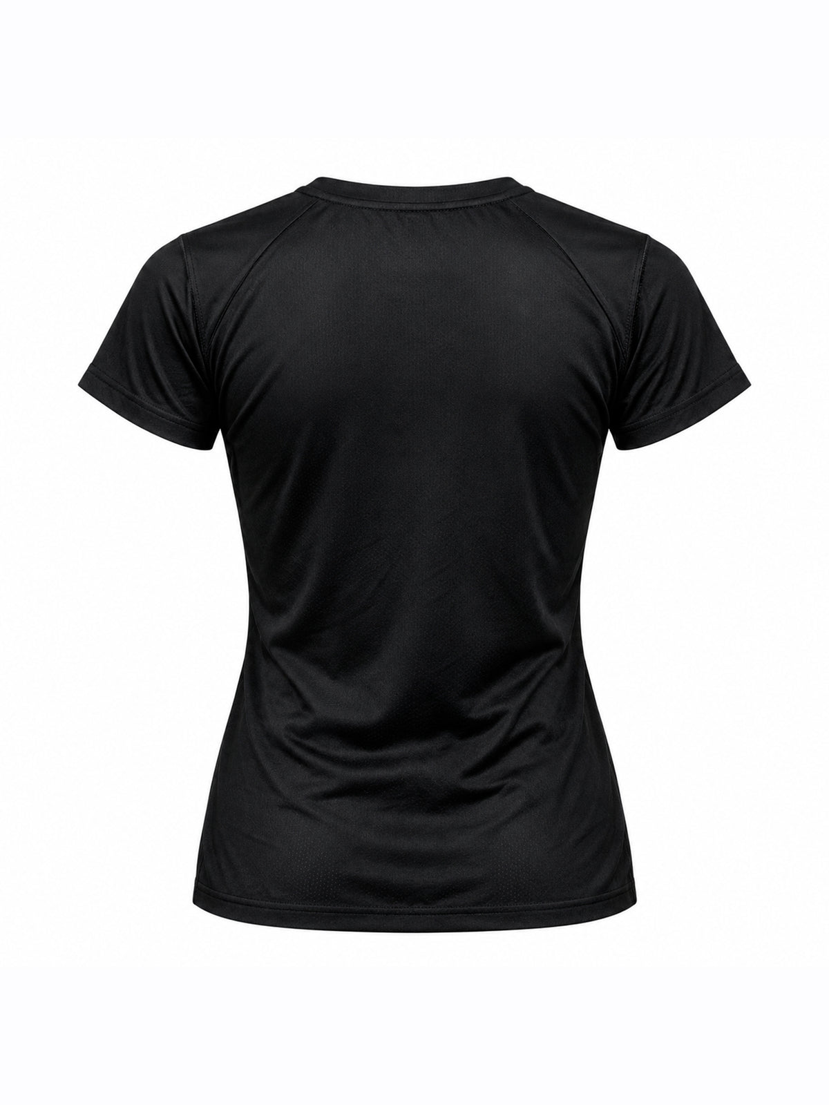 T-shirt de sport noir femme vue de dos - LVF Basics
