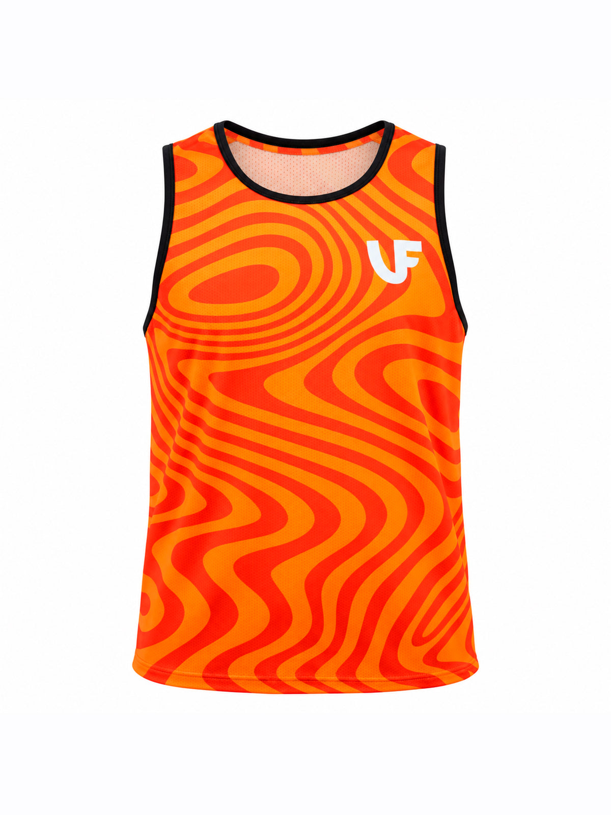Débardeur de sport homme orange - LVF Break The Lines