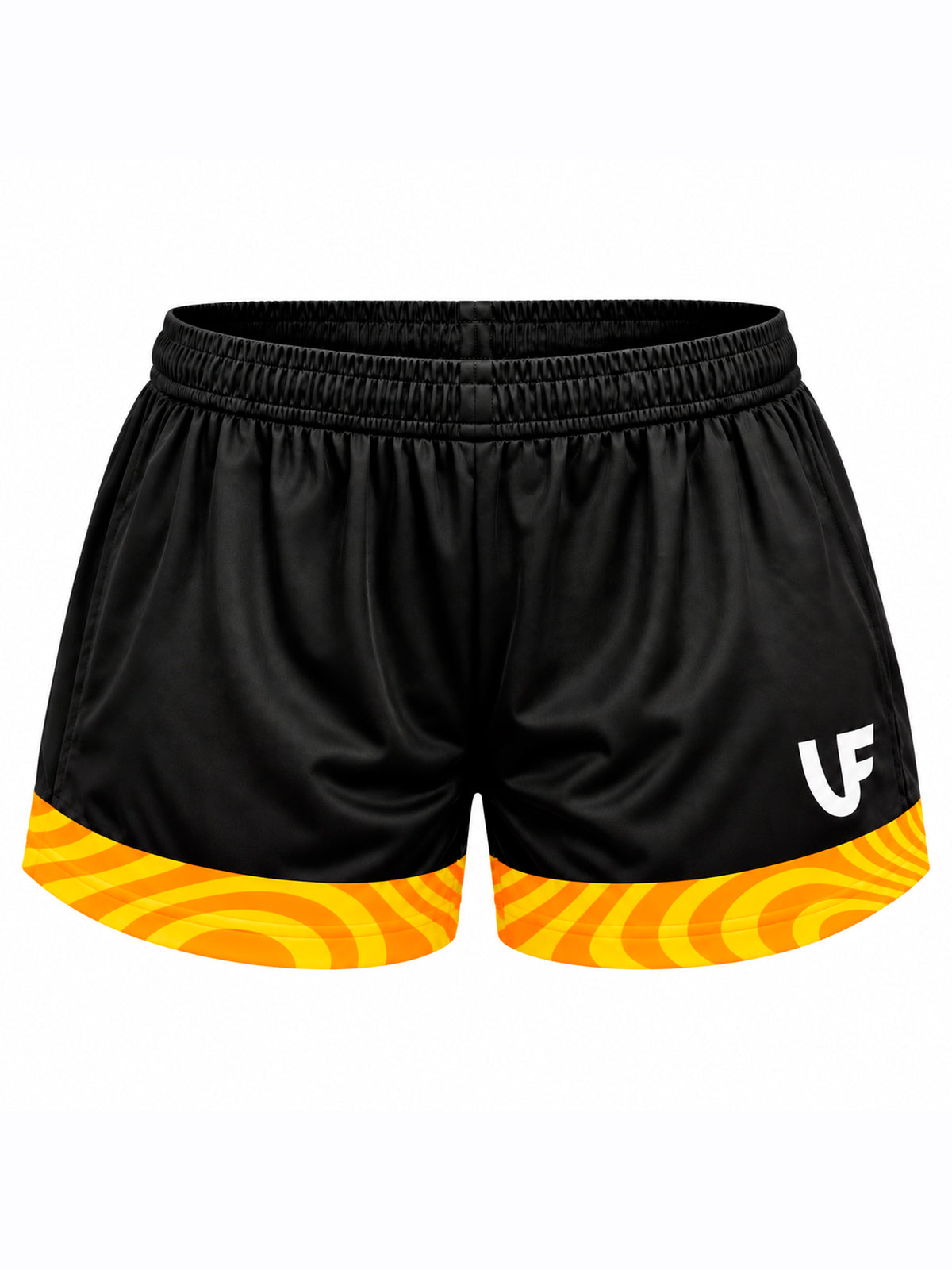 Short de sport femme jaune - LVF Break The Lines