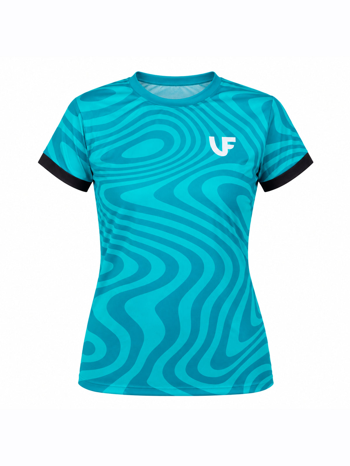 T-shirt de sport femme bleu - LVF Break The Lines