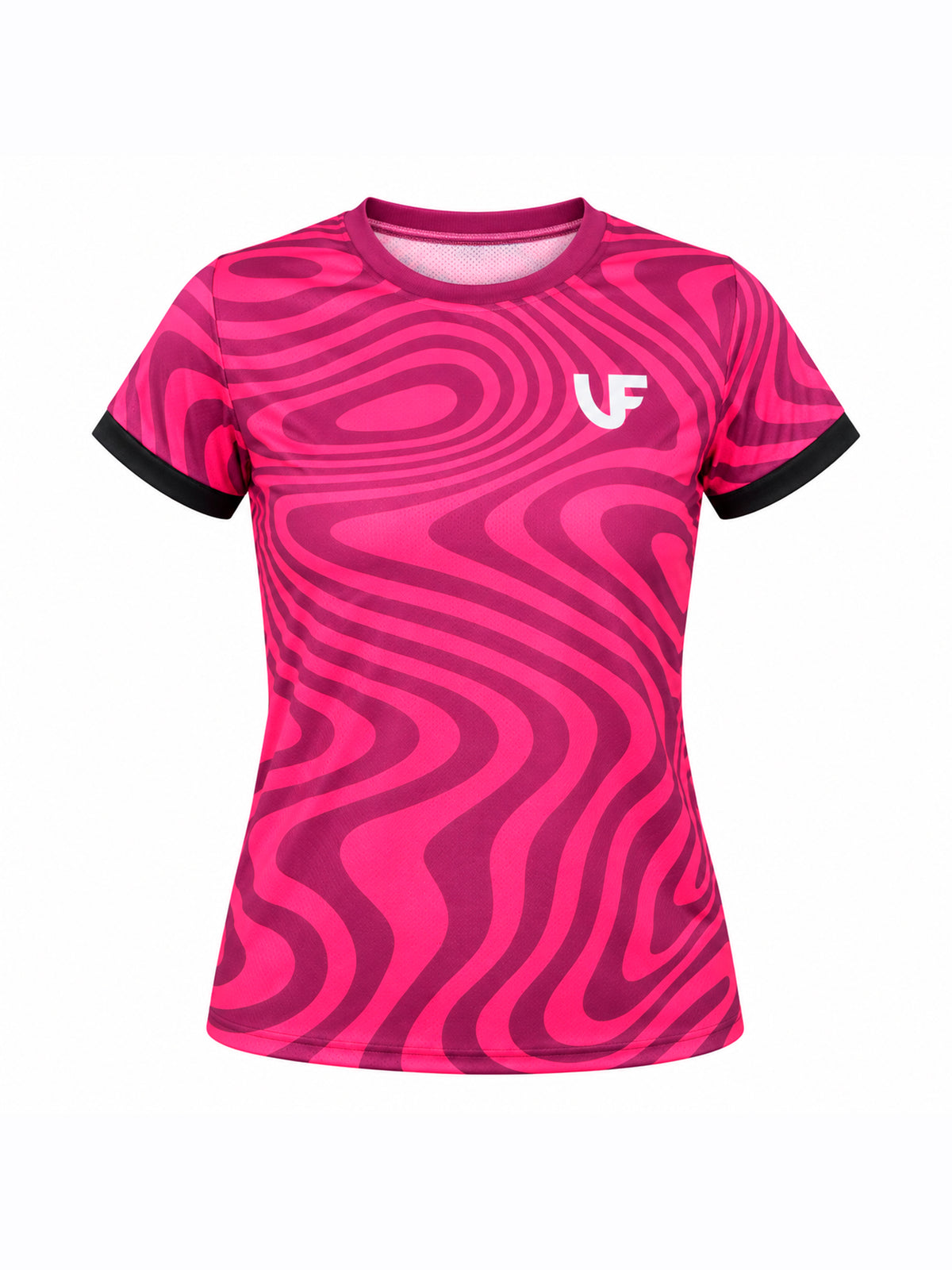 T-shirt de sport femme fuchsia - LVF Break The Lines