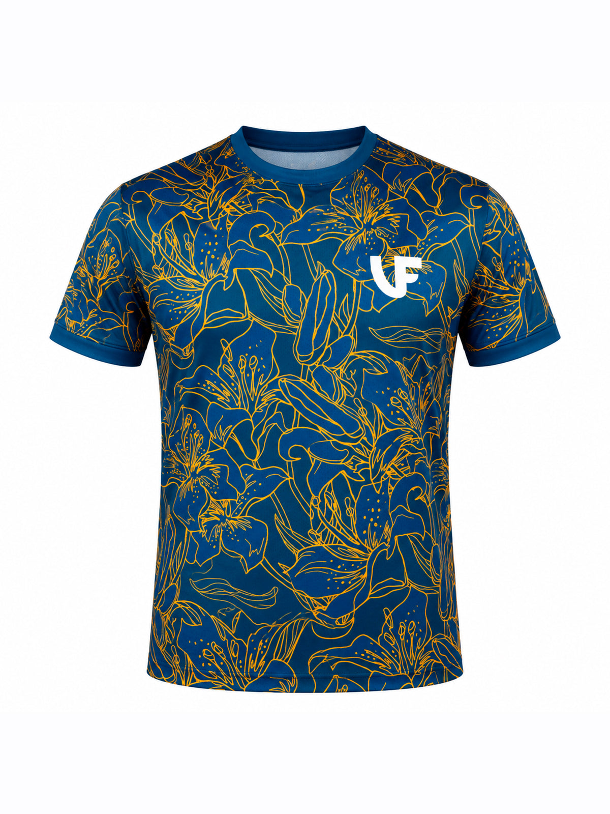T-shirt Sport Homme - Gold Flowers
