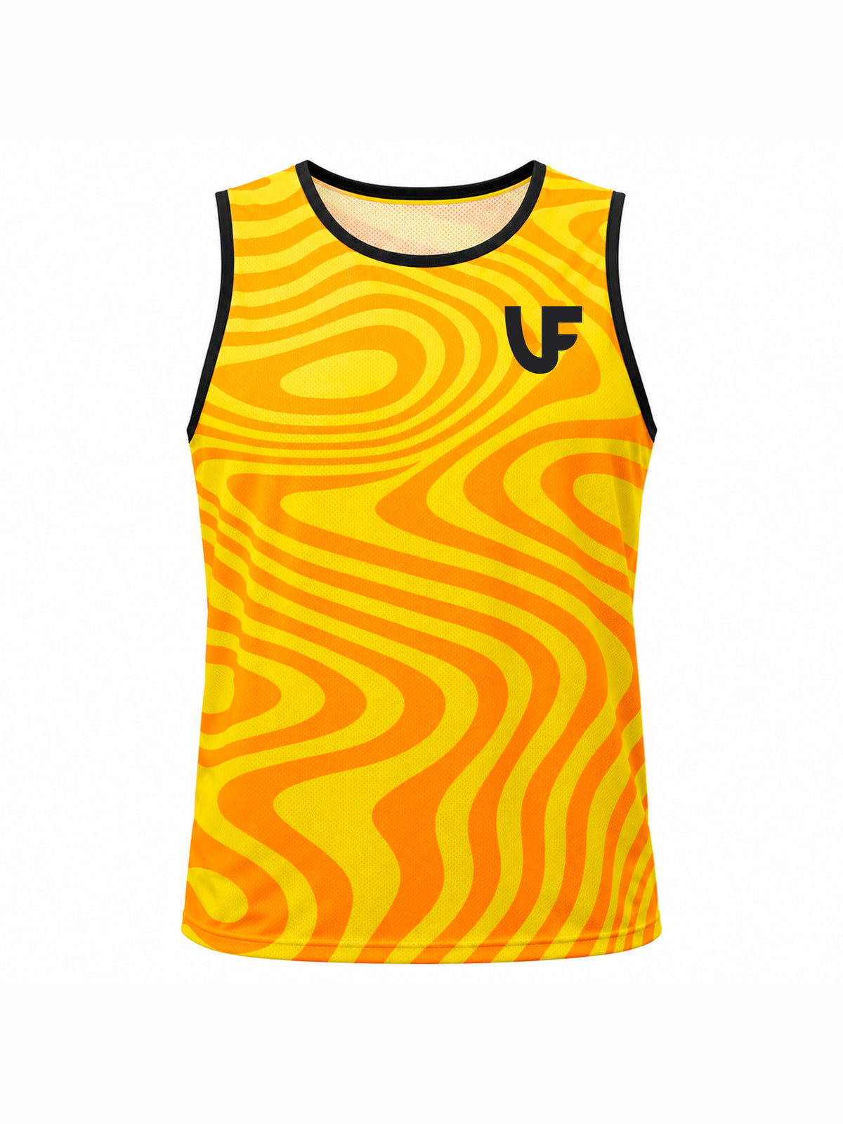 Débardeur de sport homme jaune - LVF Break The Lines