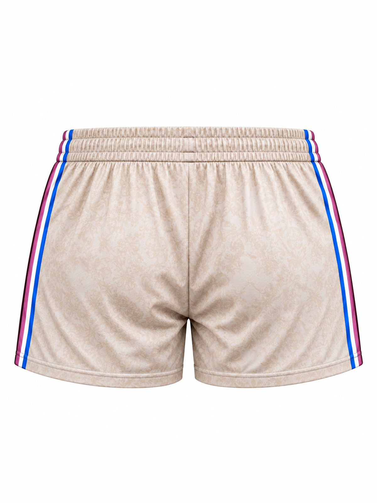 Short de sport femme beige vue de dos - LVF Héritage