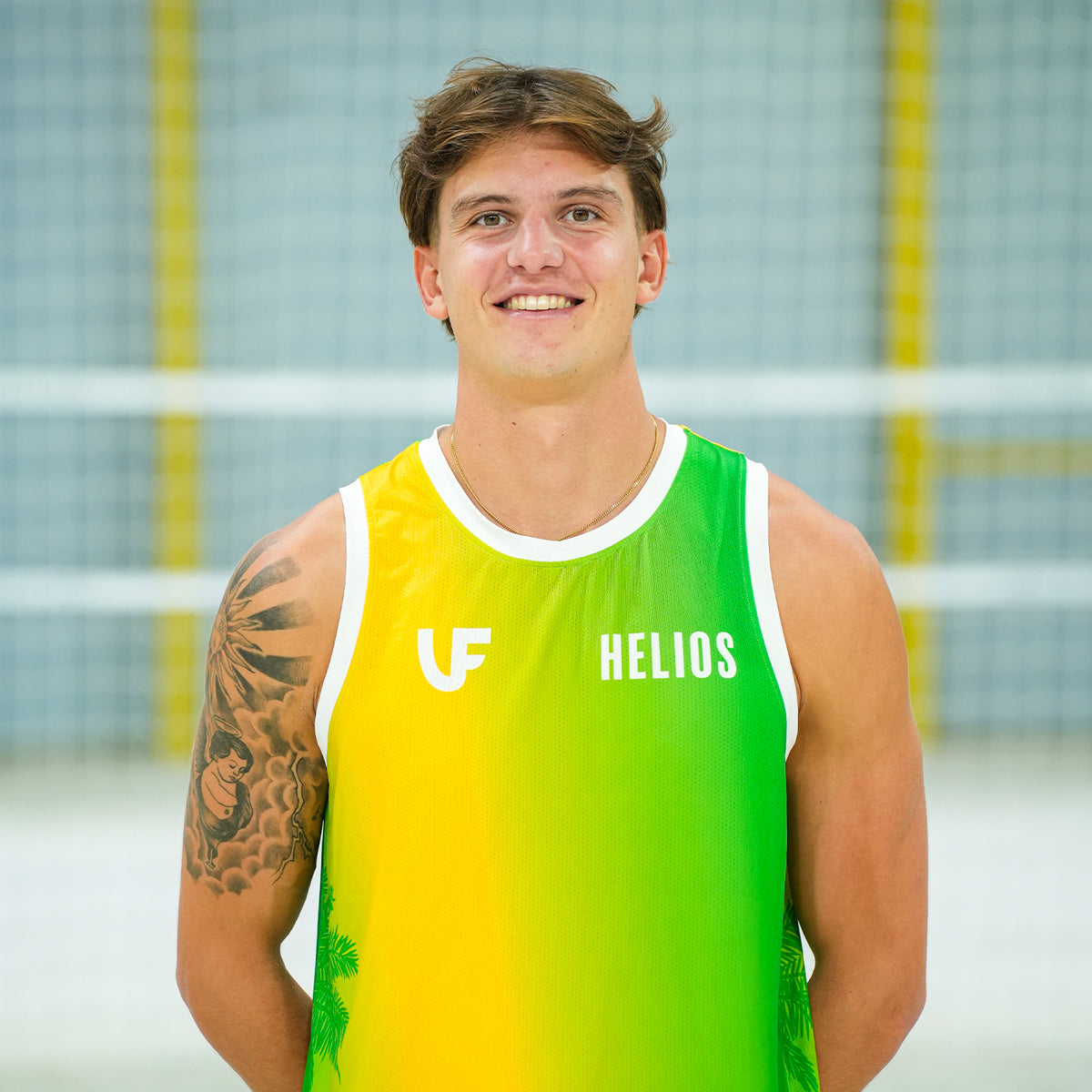 Arthur Canet en tenue LVF HELIOS Rio