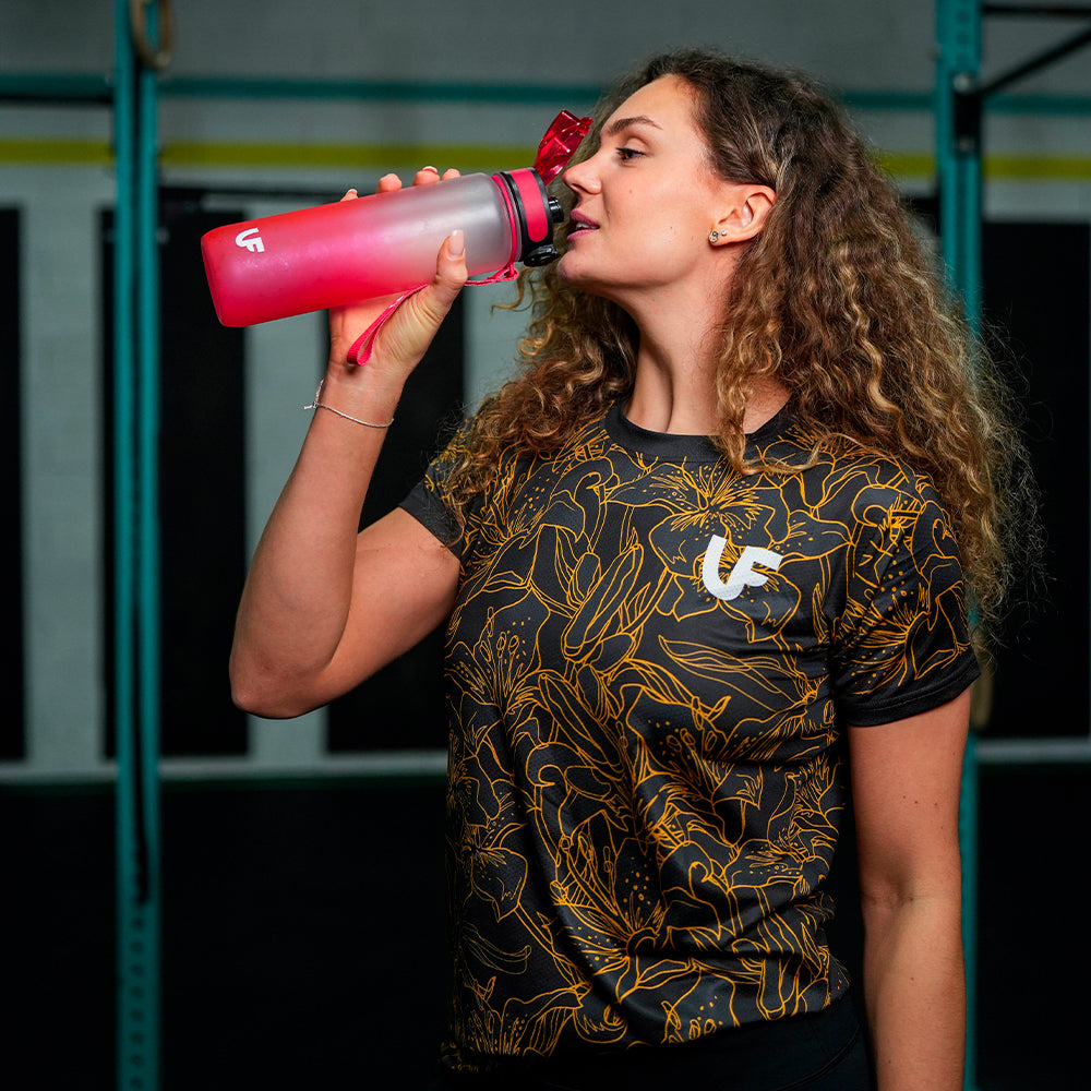 T-SHIRT FEMME - "GOLD FLOWERS"