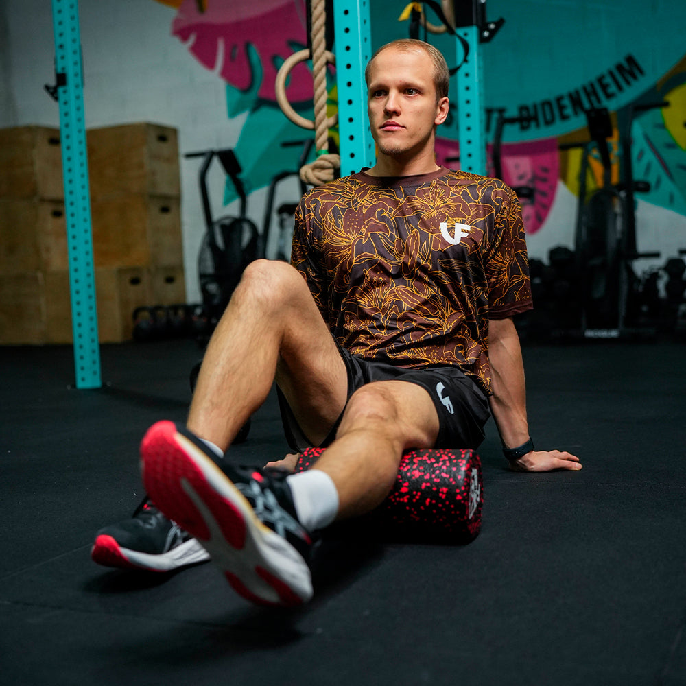 T-SHIRT HOMME - "GOLD FLOWERS"