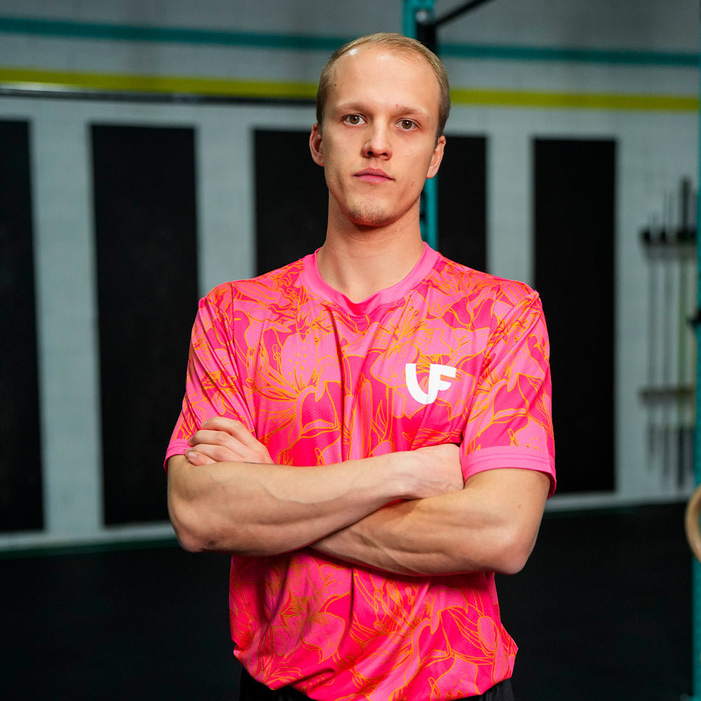 T-SHIRT HOMME - "GOLD FLOWERS"