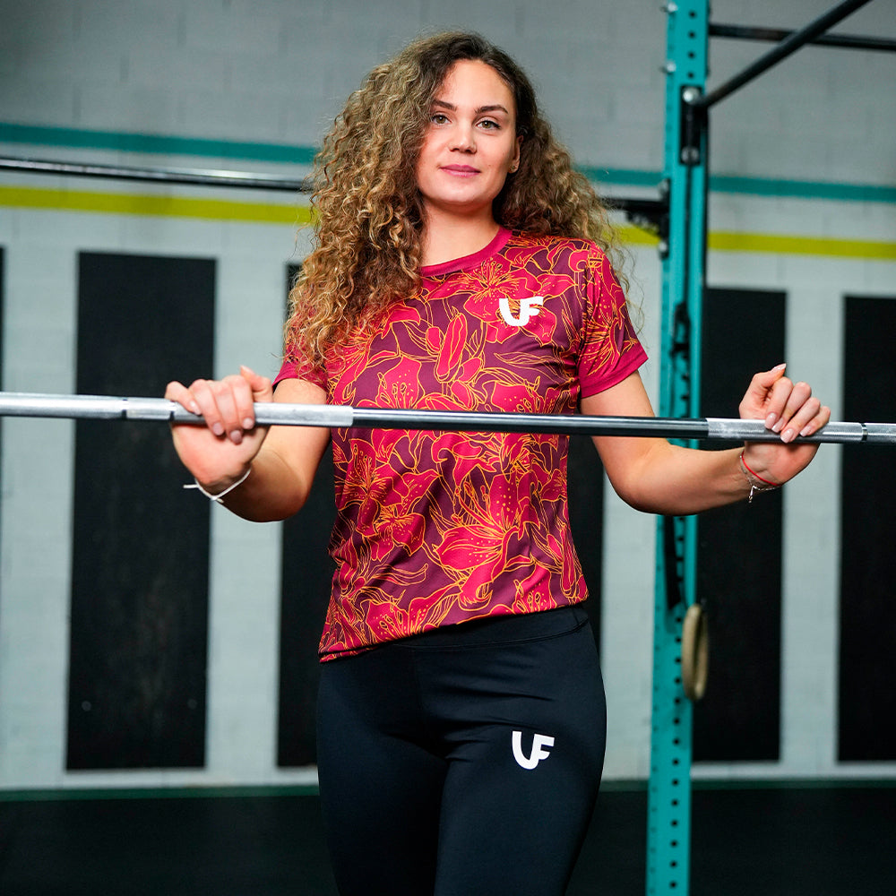 WOMEN'S T-SHIRT - "GOLD FLOWERS"