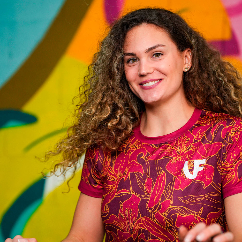 WOMEN'S T-SHIRT - "GOLD FLOWERS"