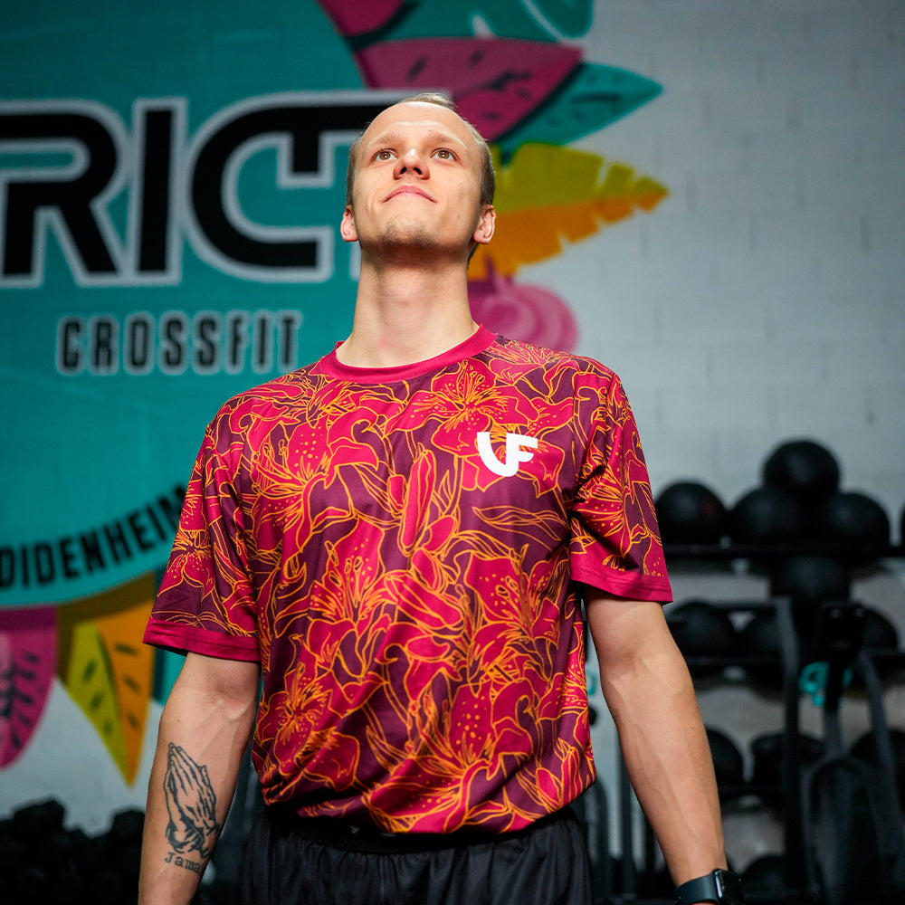 T-SHIRT HOMME - "GOLD FLOWERS"