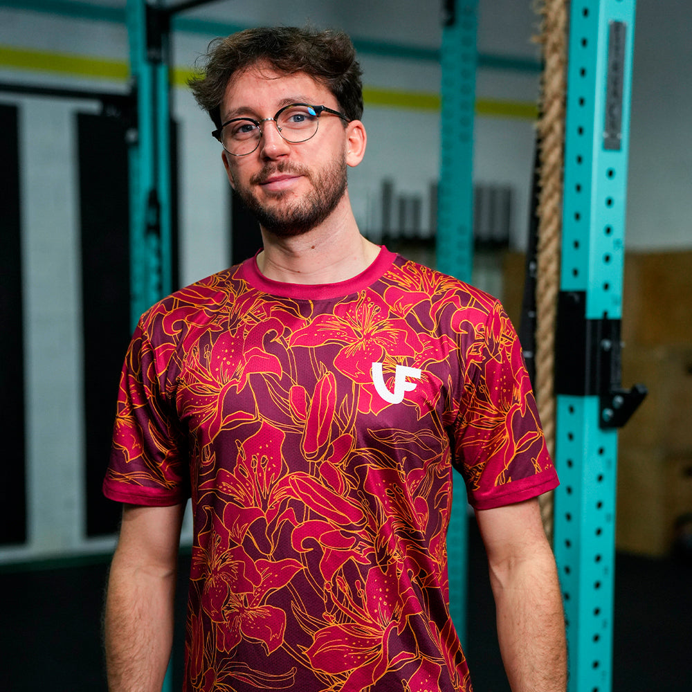 T-SHIRT HOMME - "GOLD FLOWERS"