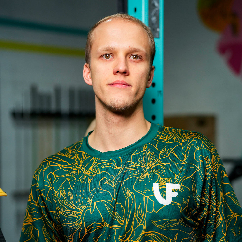 MEN'S T-SHIRT - "GOLD FLOWERS"
