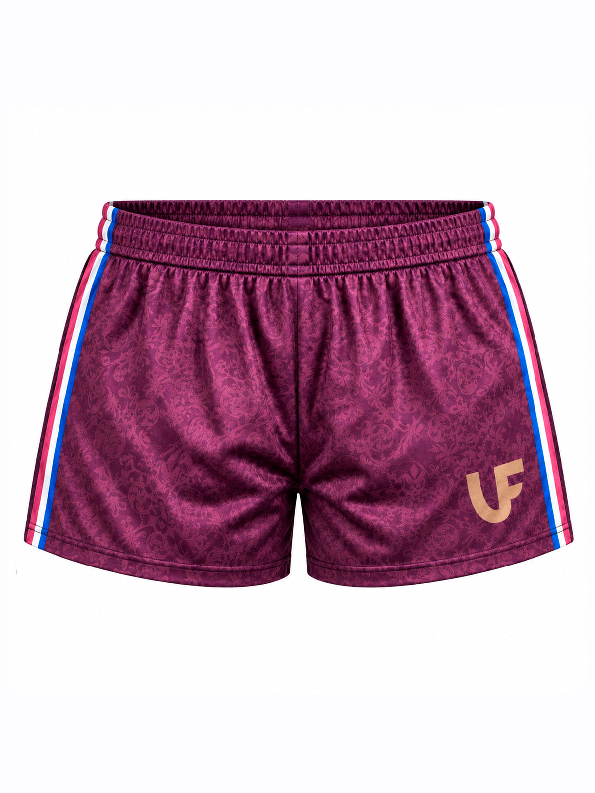 Short de sport femme bordeaux - LVF Héritage