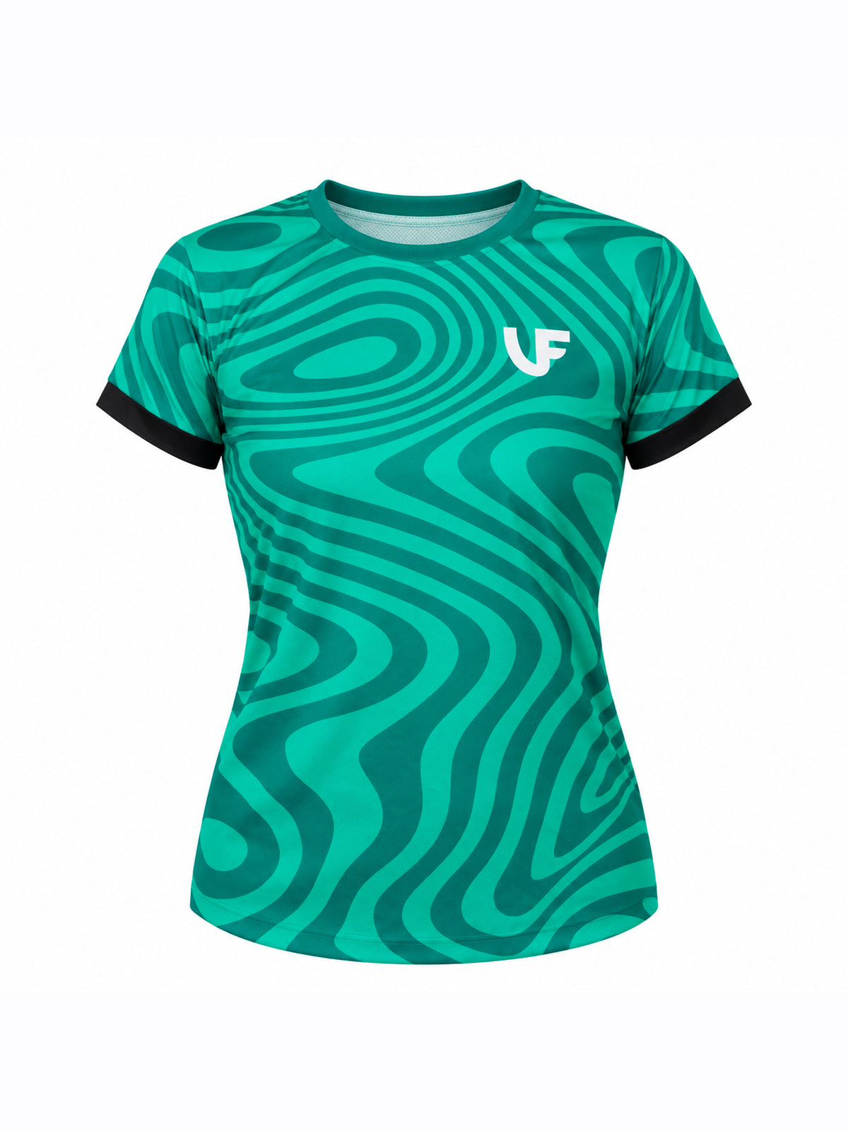 T-shirt de sport femme vert - LVF Break The Lines