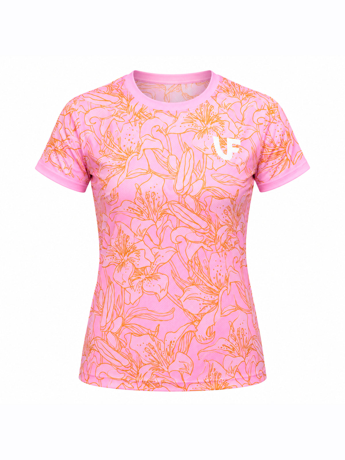 T-shirt Sport Femme - Gold Flowers
