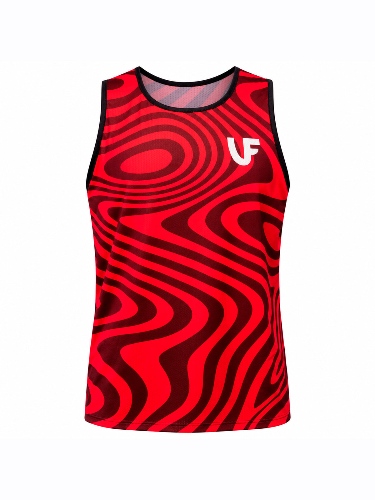 Débardeur de sport homme rouge - LVF Break The Lines
