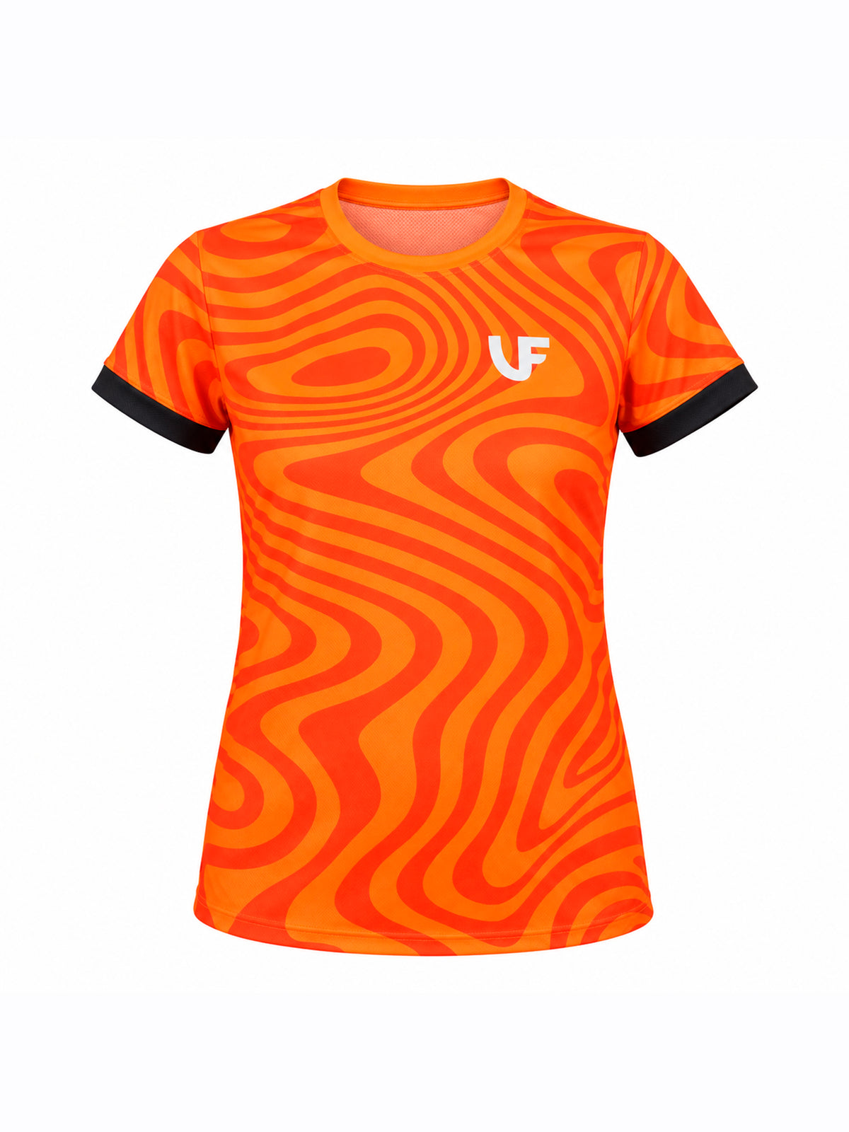 T-shirt de sport femme orange - LVF Break The Lines
