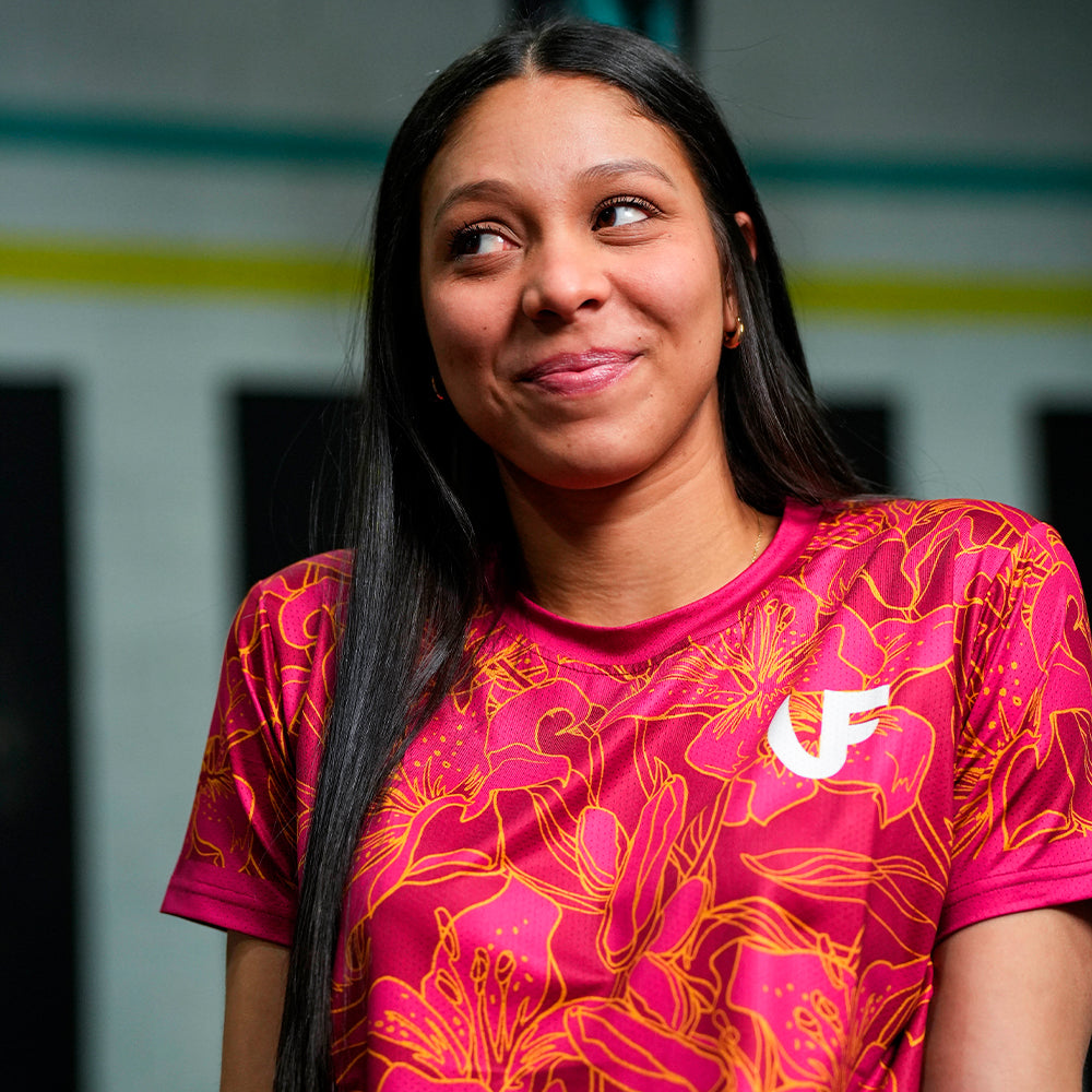 WOMEN'S T-SHIRT - "GOLD FLOWERS"