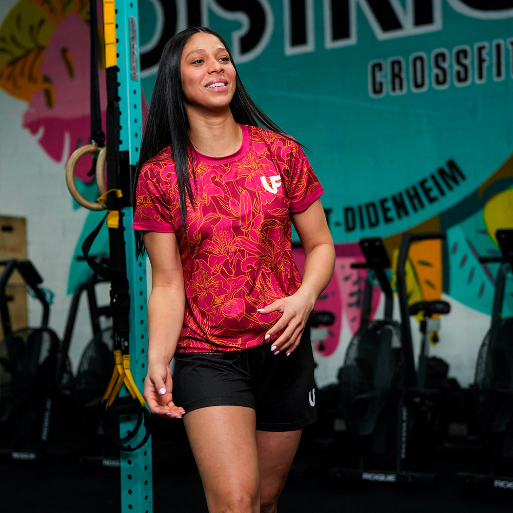 T-shirt Sport Femme - Gold Flowers