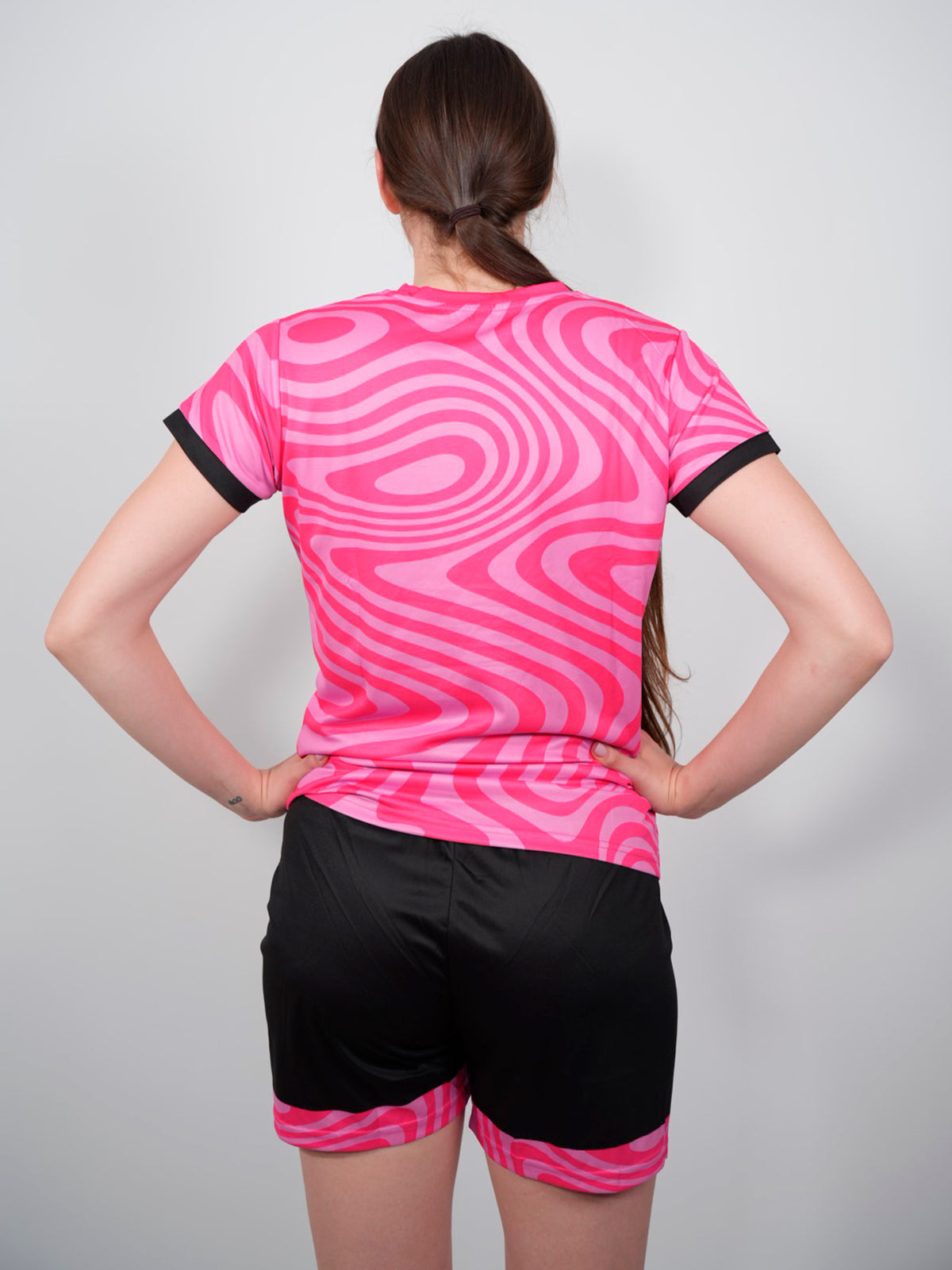 Mannequin de dos en t-shirt de sport pour femme coloris rose LVF Break The Lines